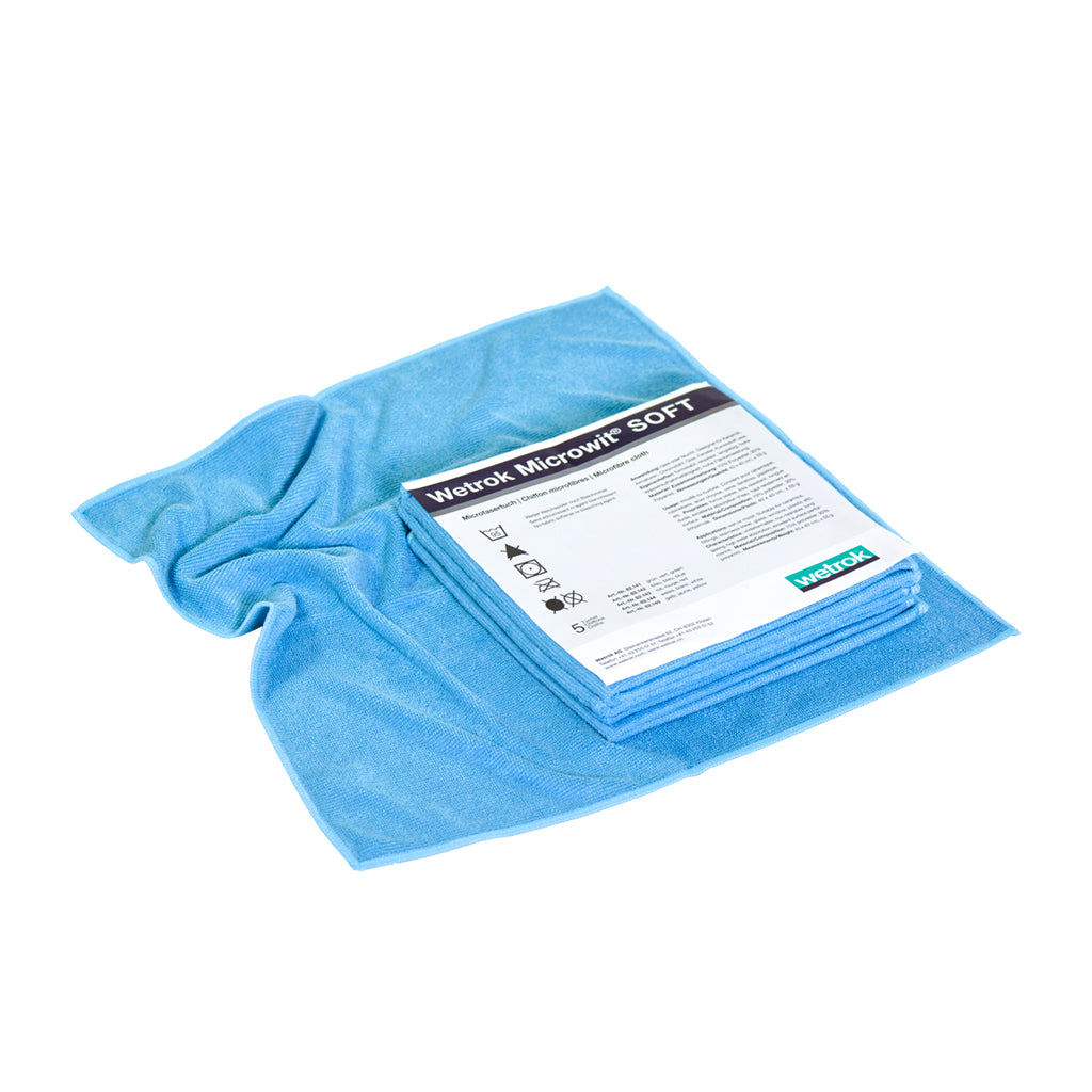 Microwit SOFT blau, 40x40 5 Stück