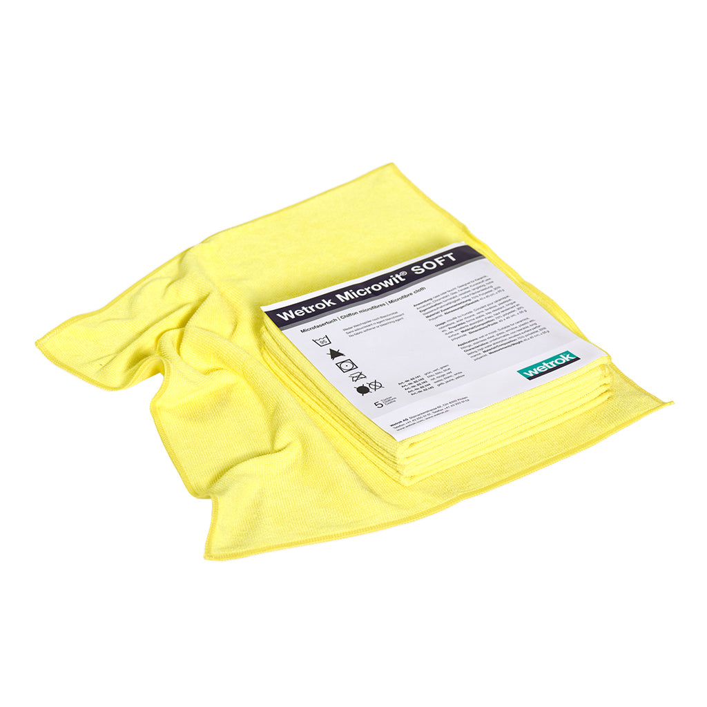 Microwit SOFT gelb, 40x40 5 Stück